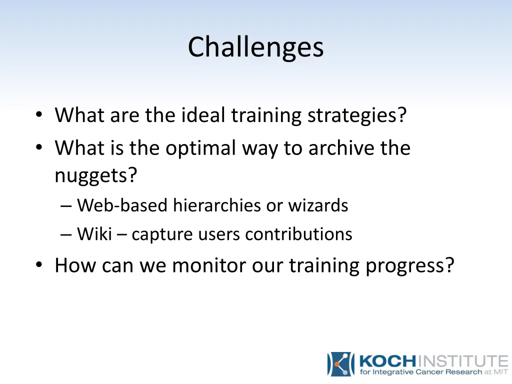 challenges