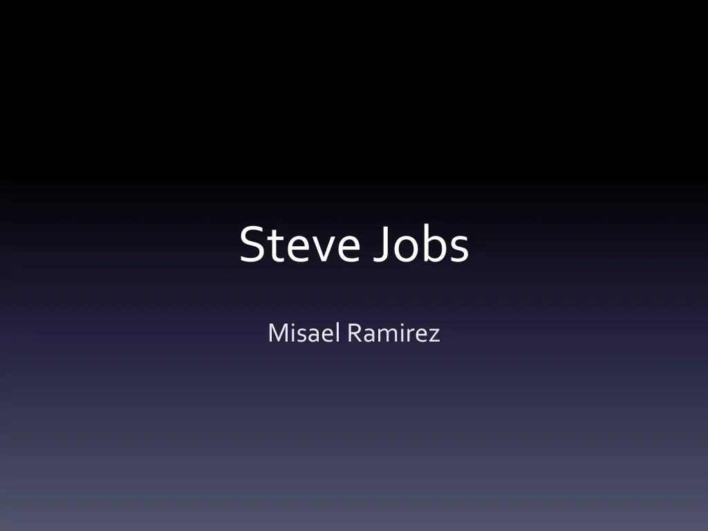 steve jobs