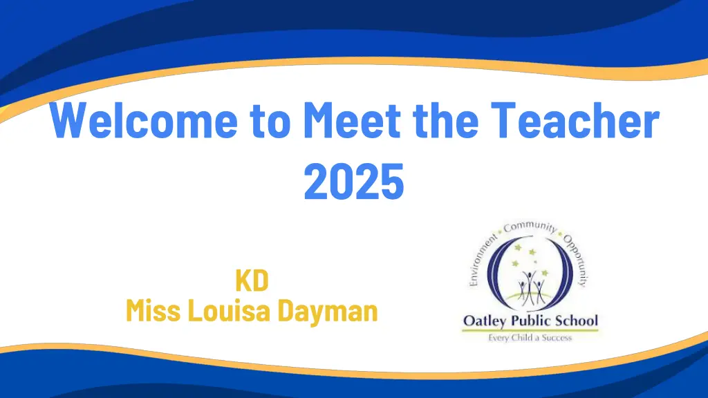welcome to meet the teacher 2025