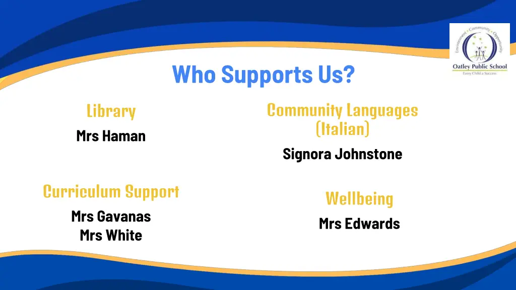 who supports us
