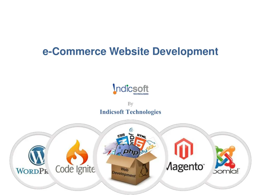 e commerce website development
