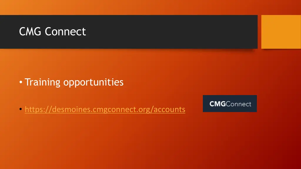 cmg connect