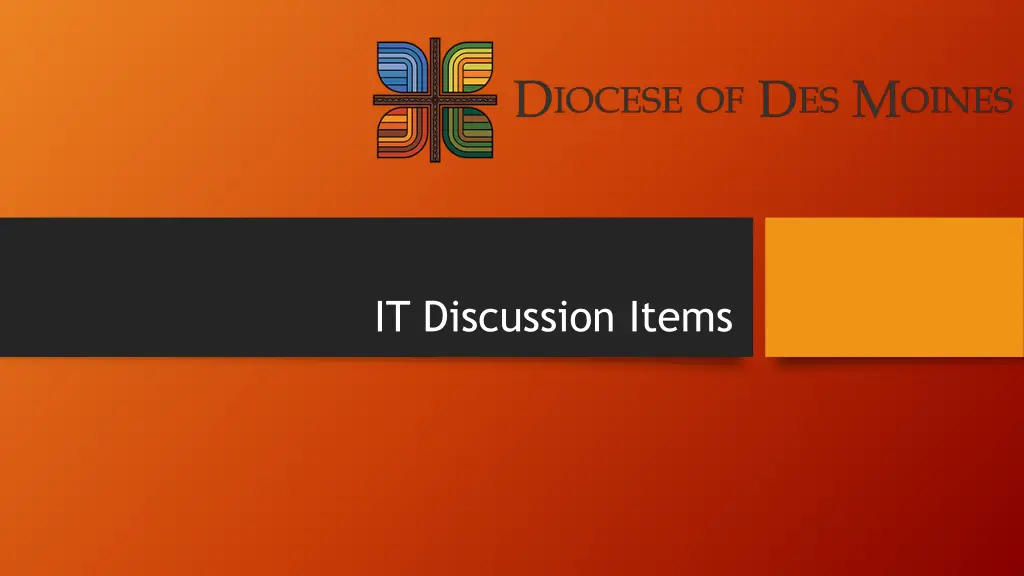 it discussion items