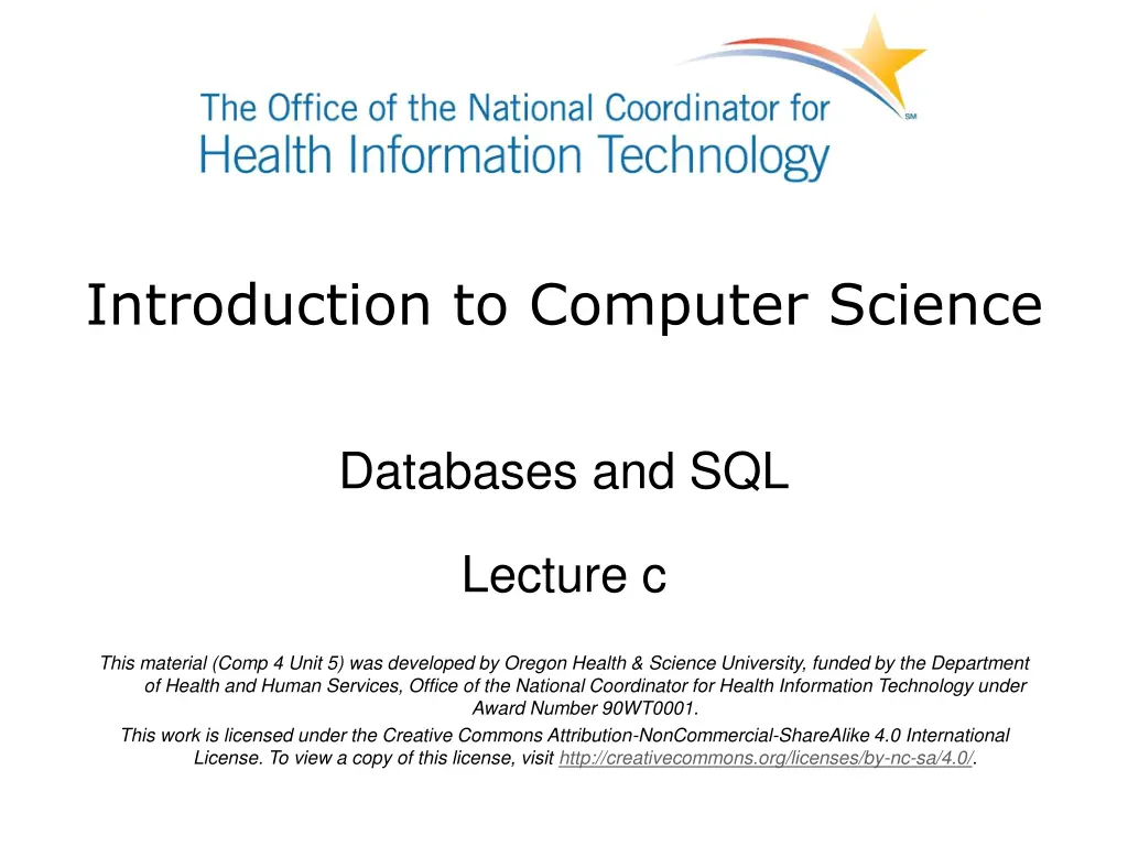 introduction to computer science