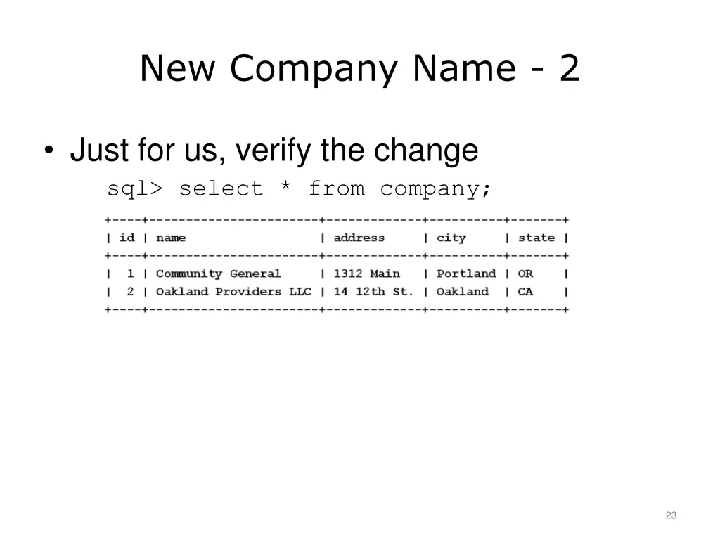 new company name 2