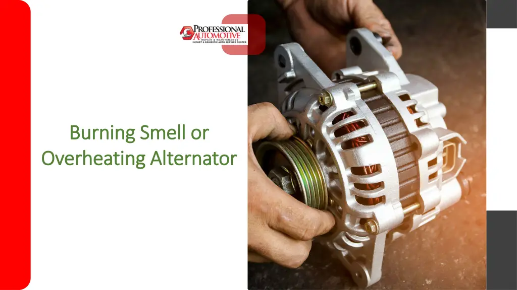 burning smell or burning smell or overheating
