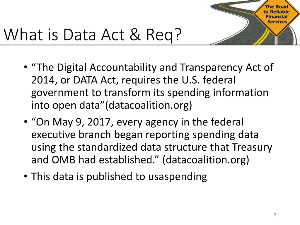 what is data act req