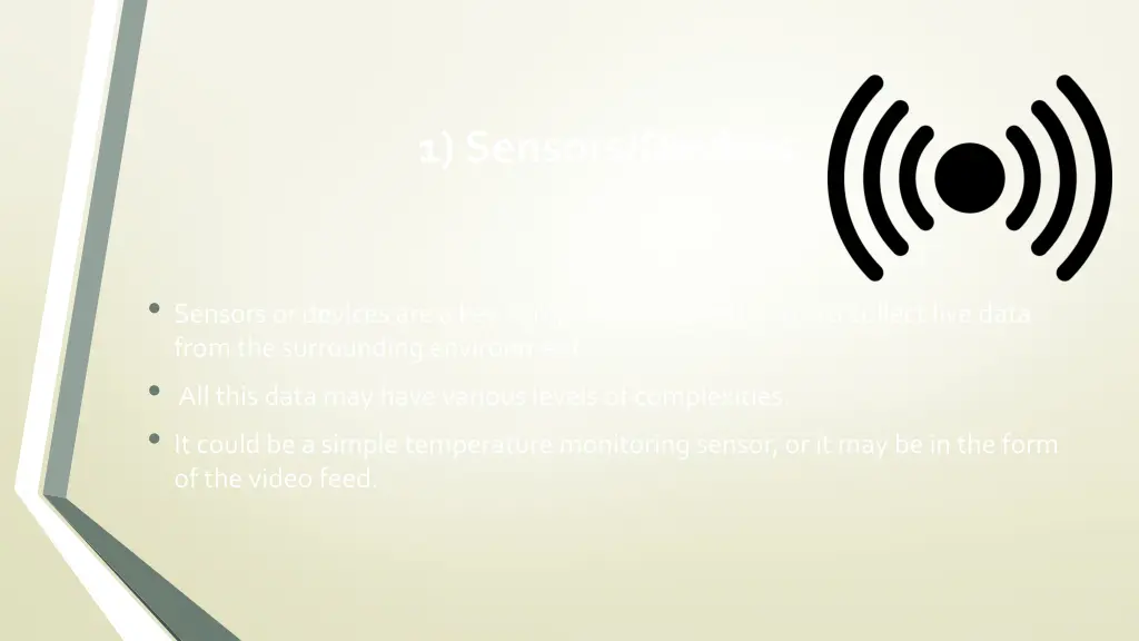1 sensors devices