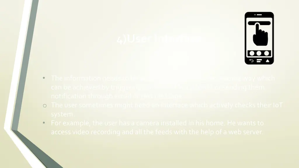 4 user interface