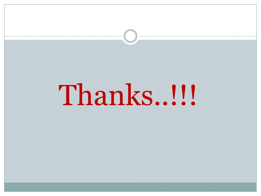 thanks