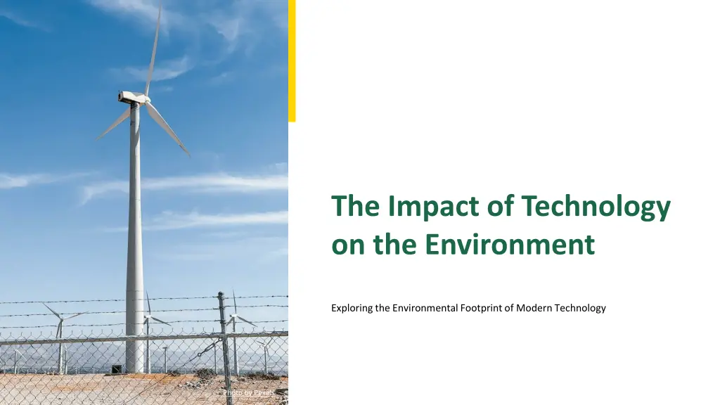 the impact of technology on the environment