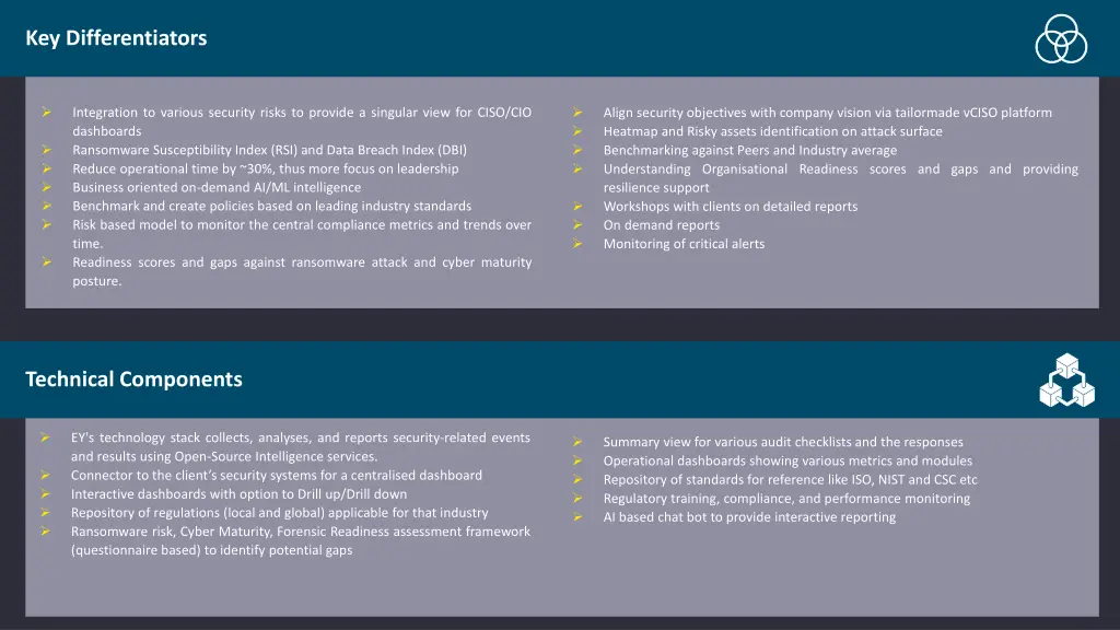 key differentiators
