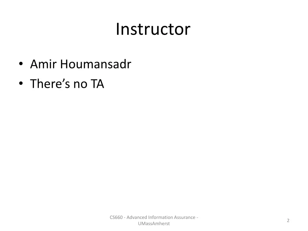 instructor