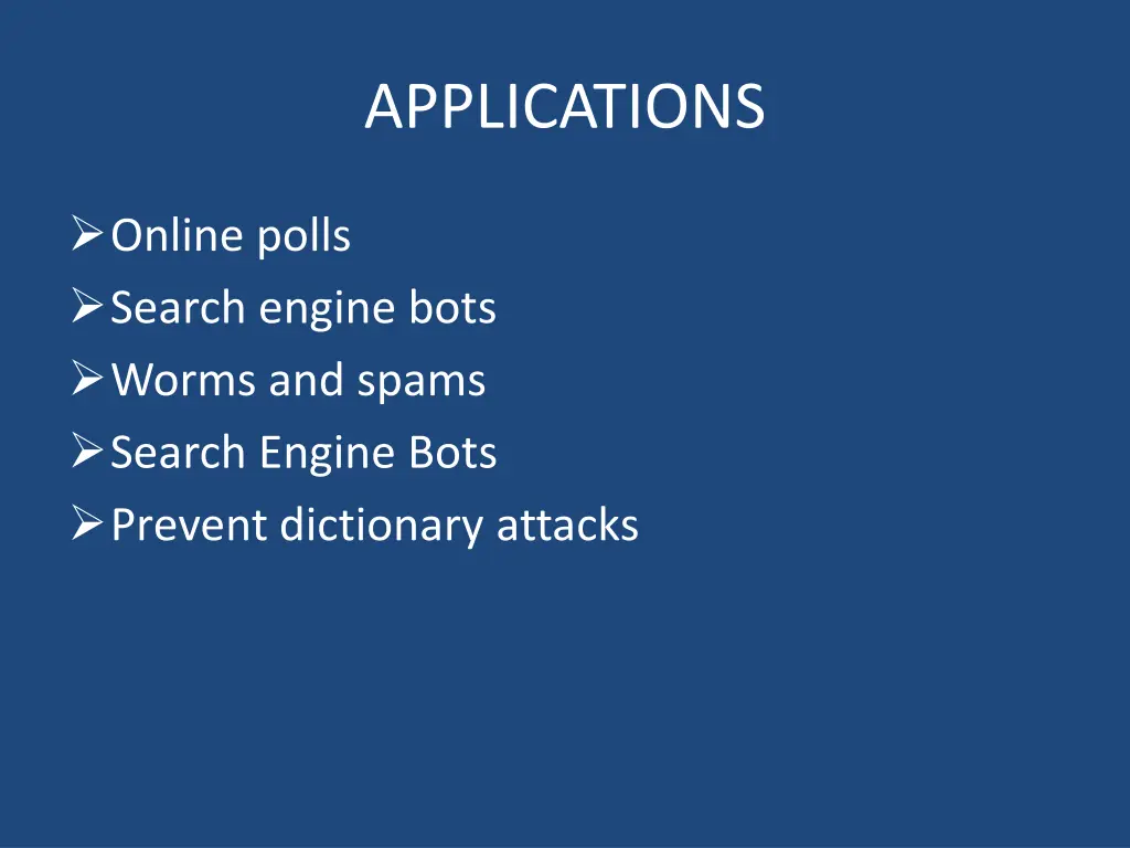 applications
