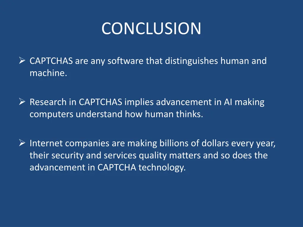 conclusion