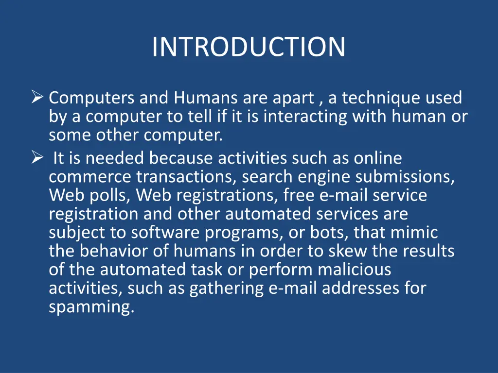 introduction