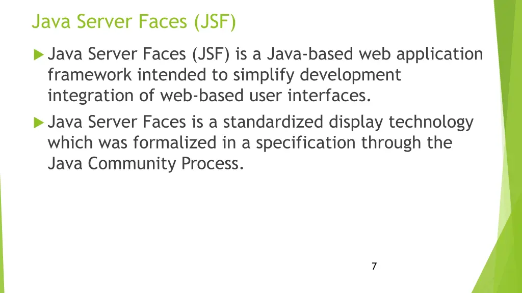 java server faces jsf 1