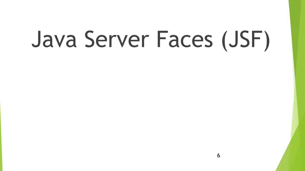 java server faces jsf