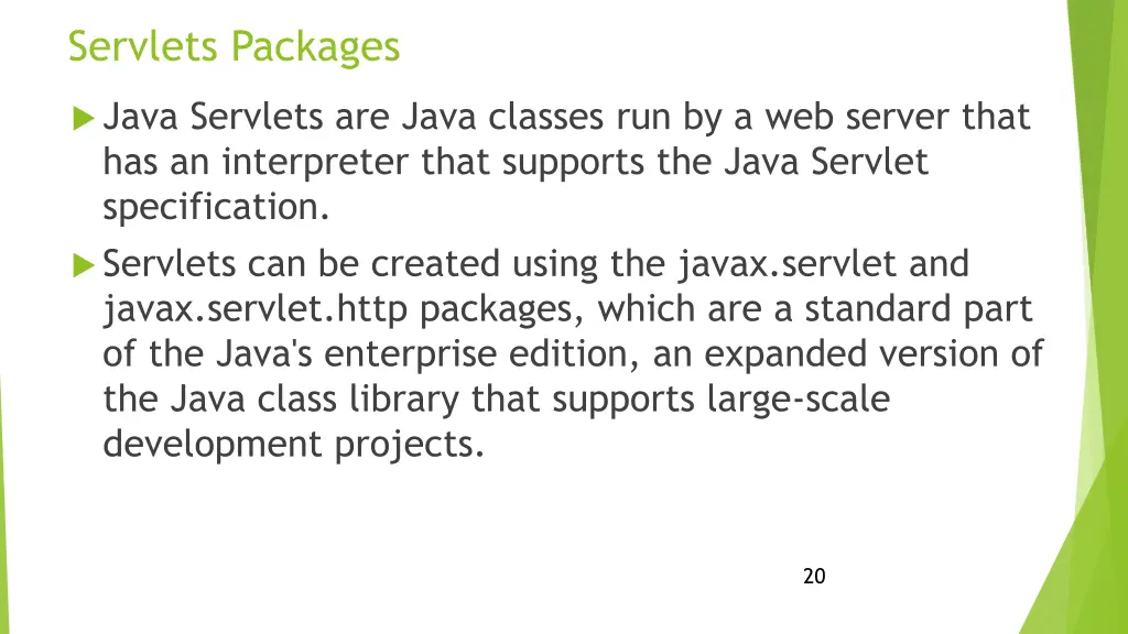 servlets packages