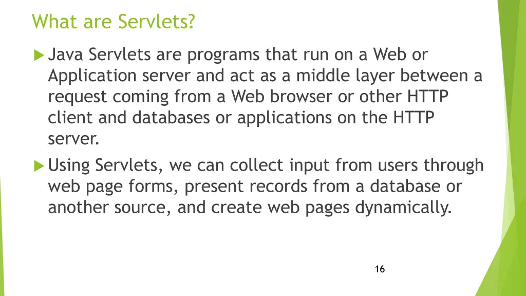 what are servlets