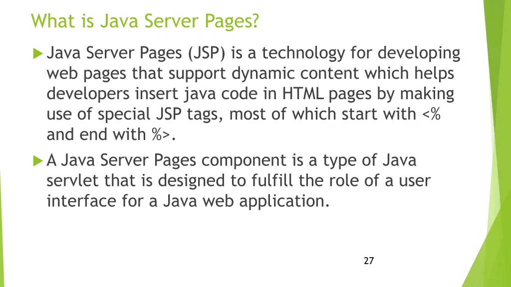 what is java server pages