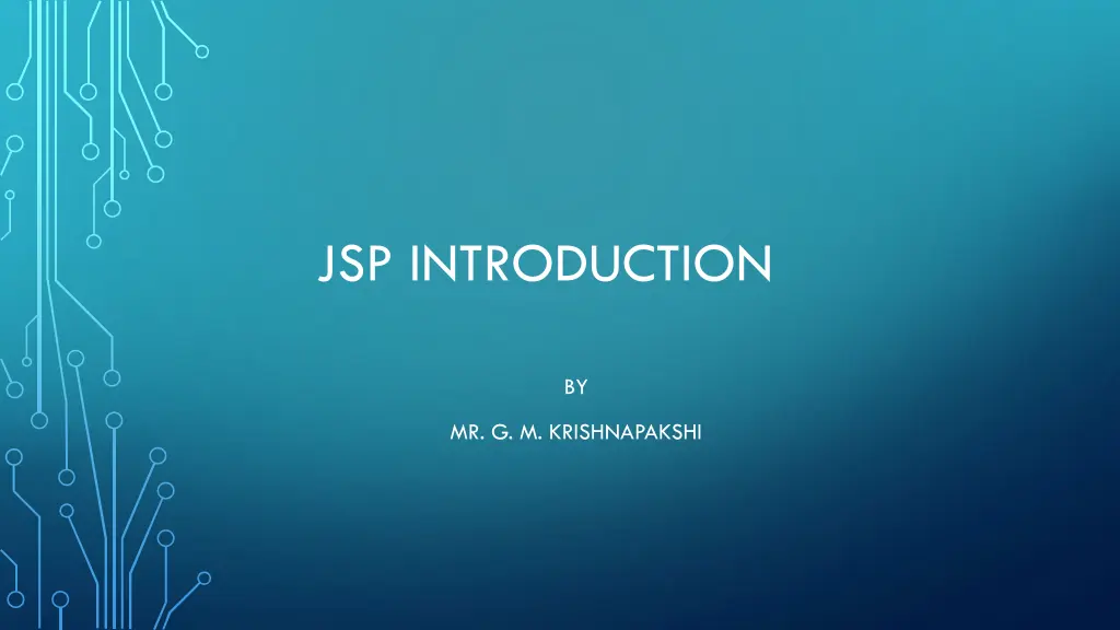 jsp introduction