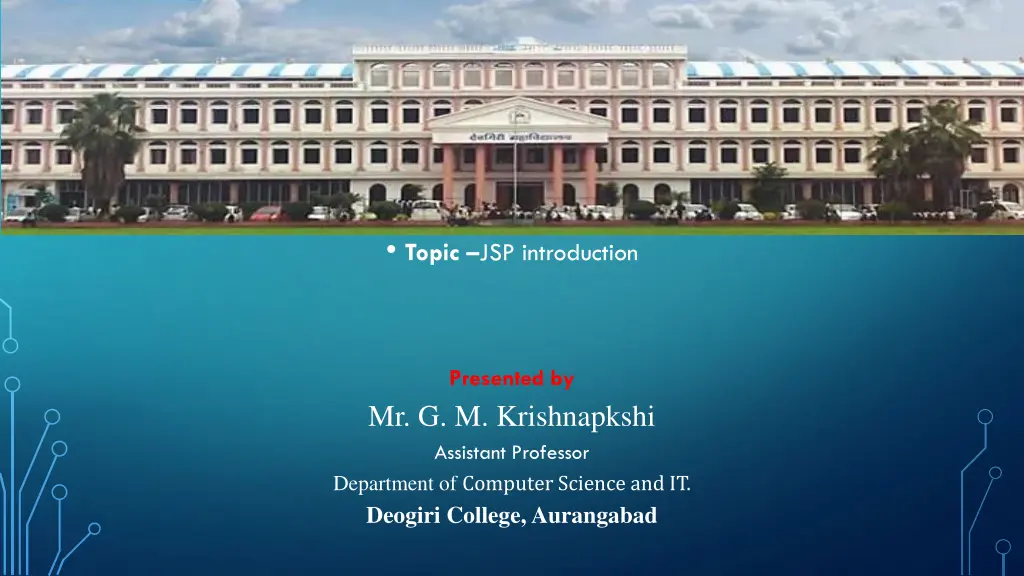 topic jsp introduction