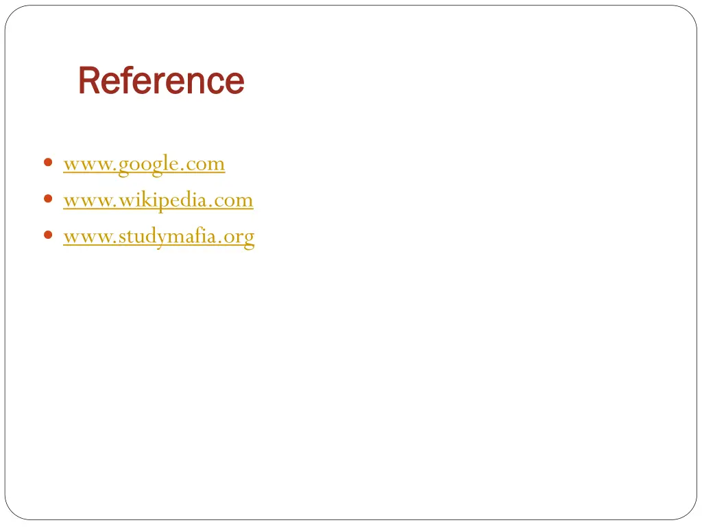 reference reference