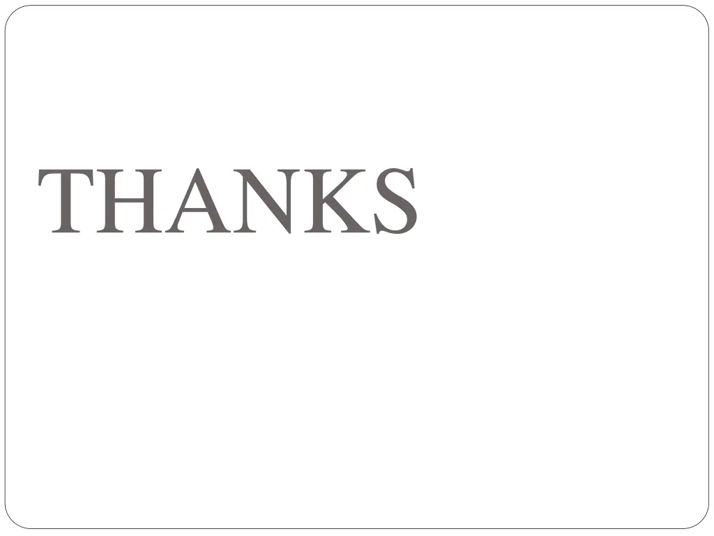 thanks