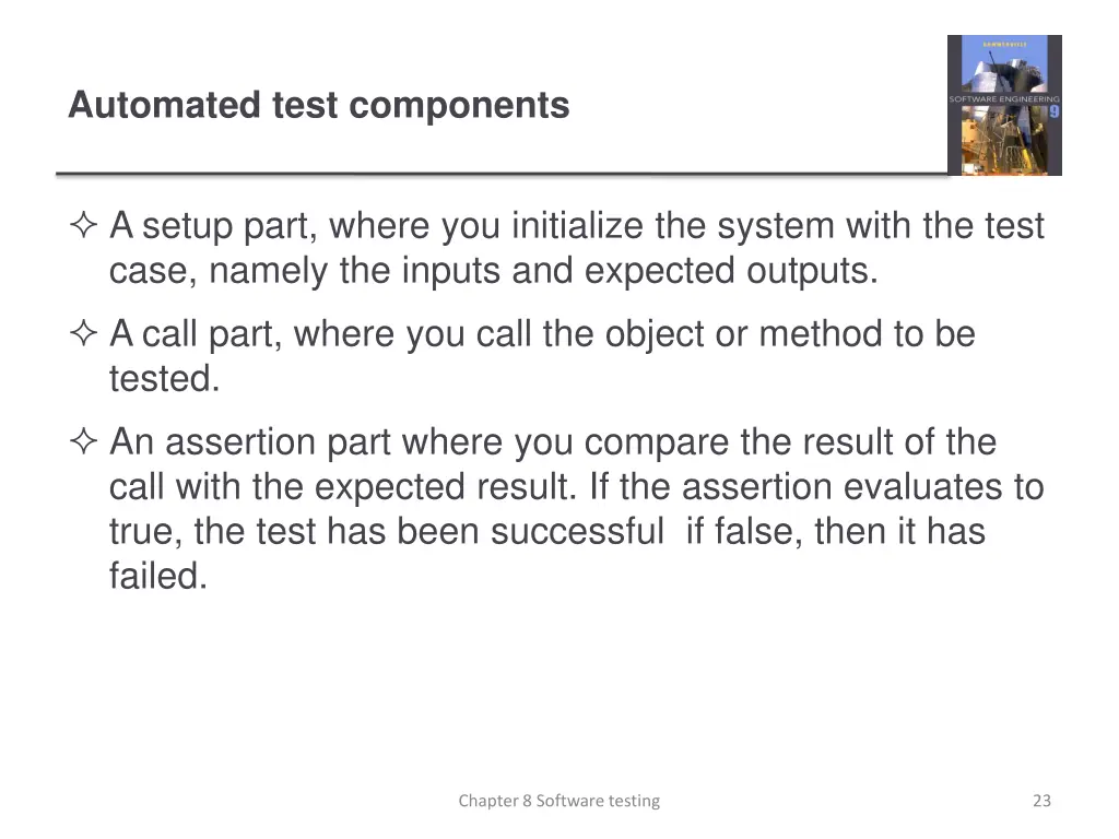automated test components