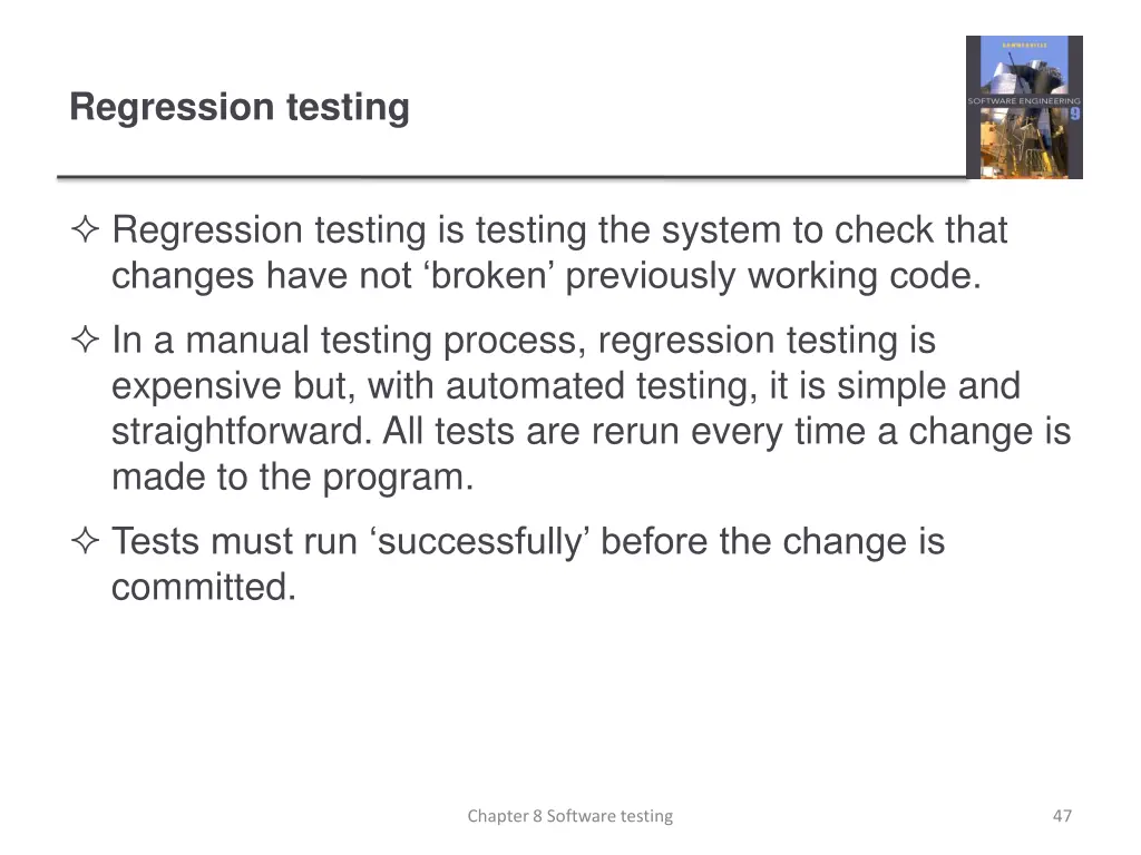 regression testing