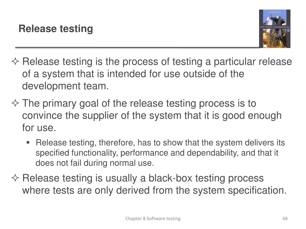 release testing