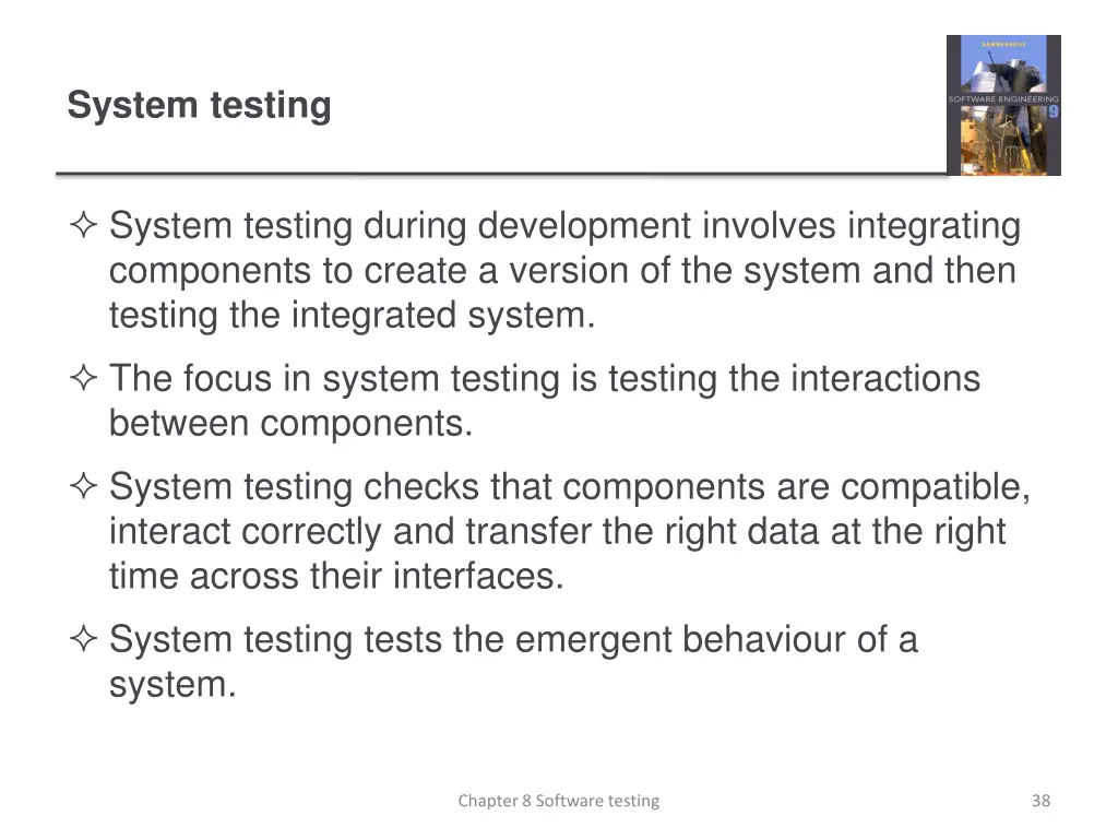 system testing