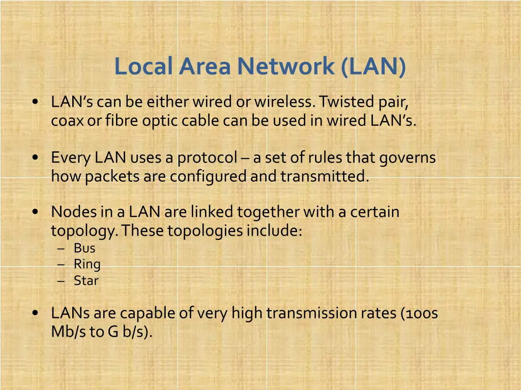 localareanetwork lan 1