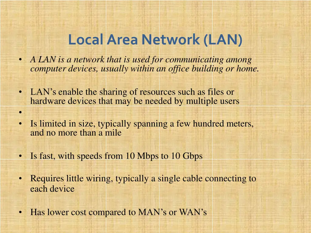 localareanetwork lan