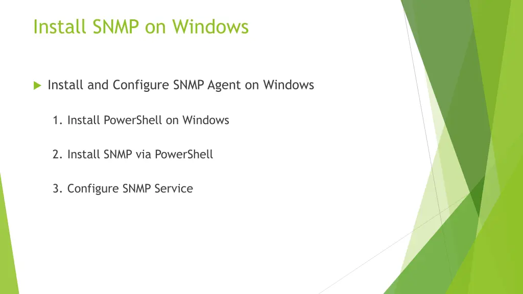 install snmp on windows