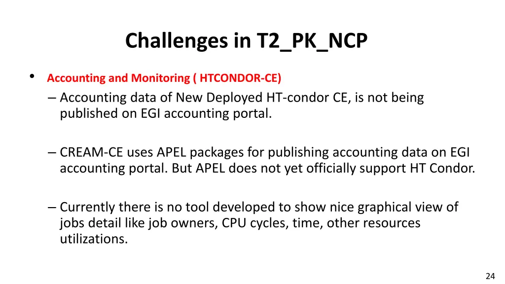 challenges in t2 pk ncp 1