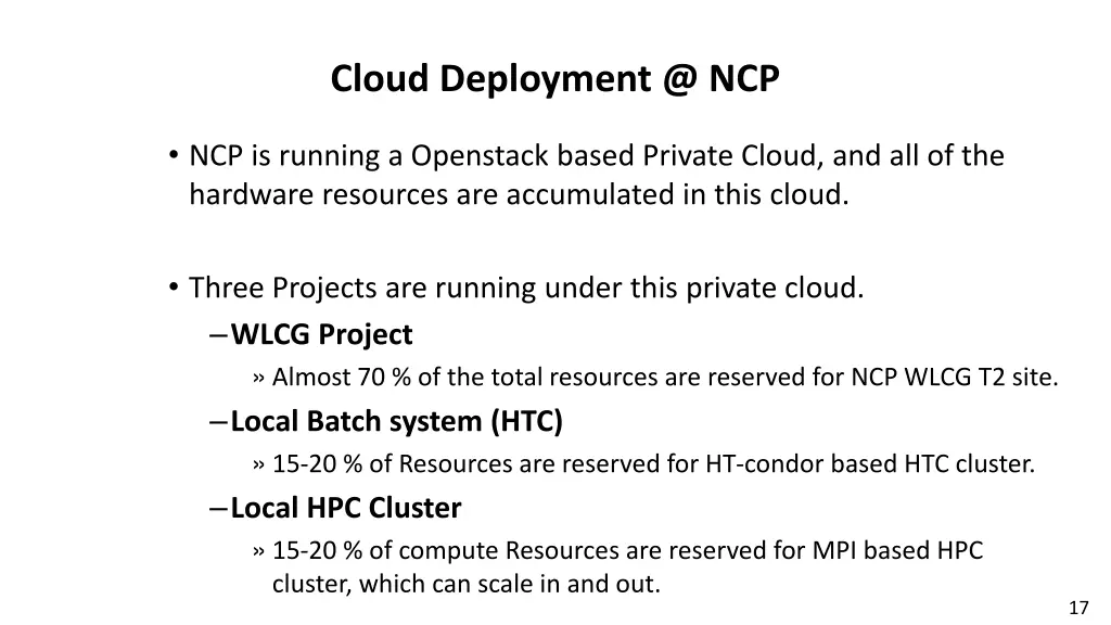 cloud deployment @ ncp