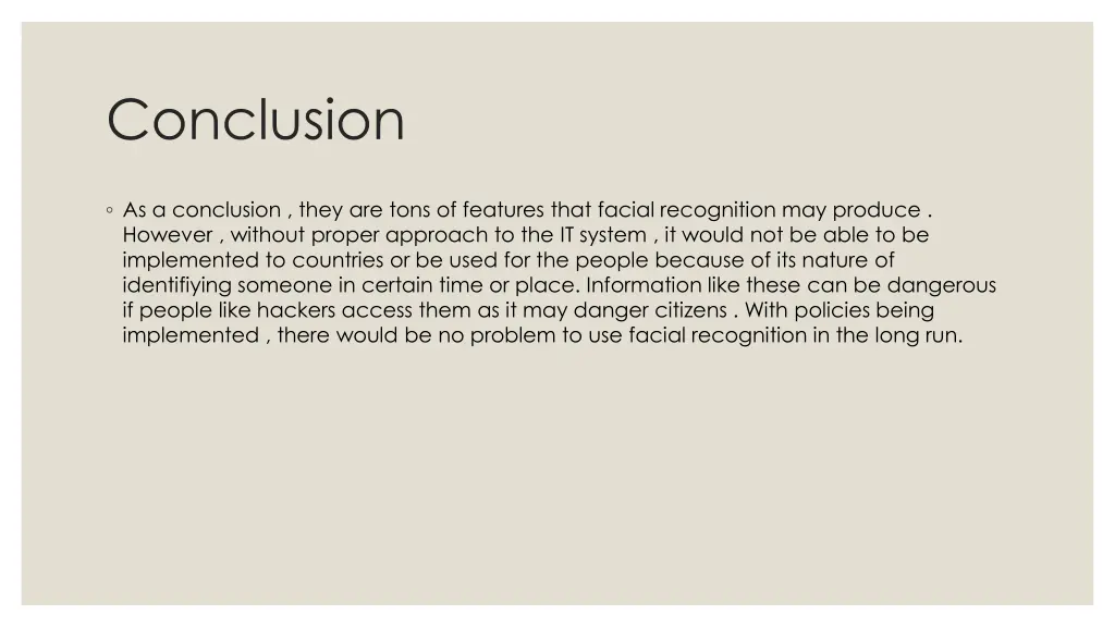 conclusion 1