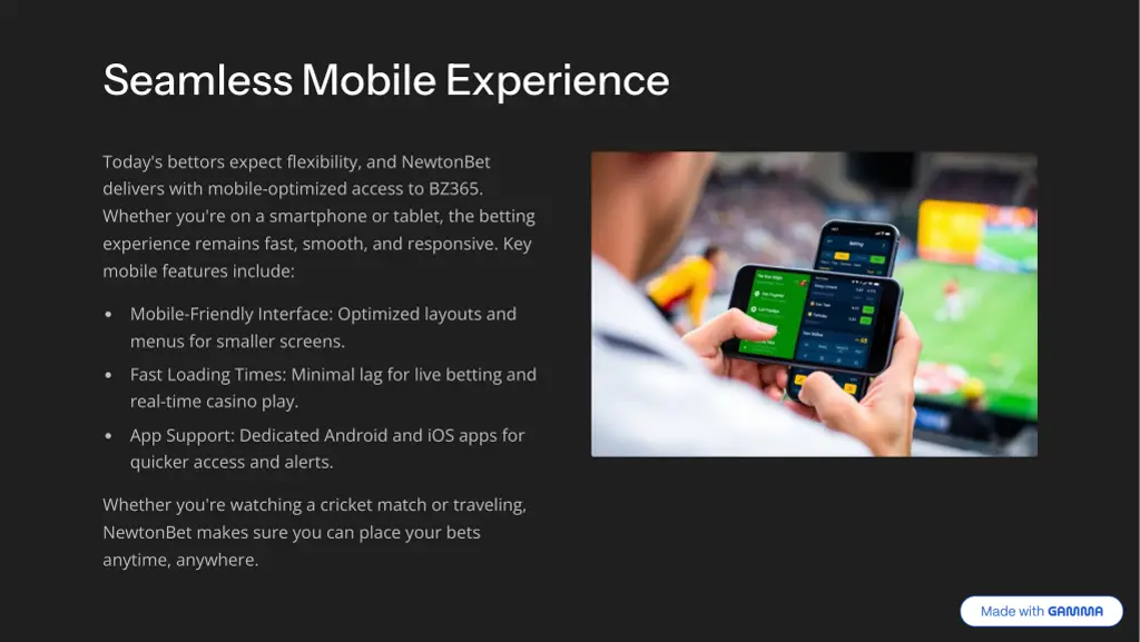 seamless mobile experience