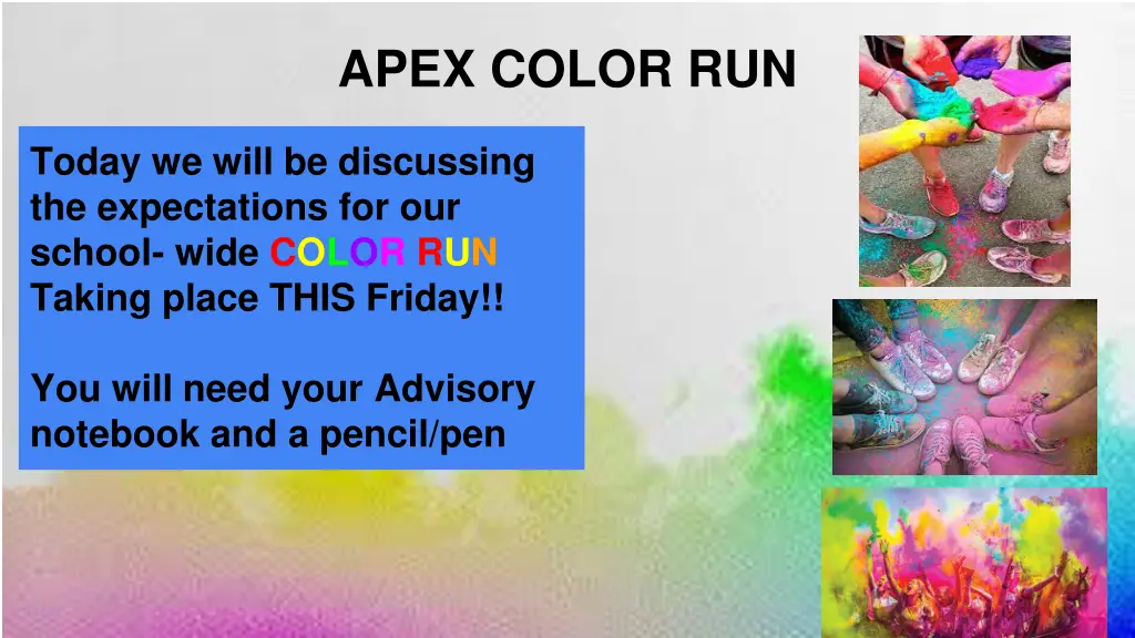 apex color run