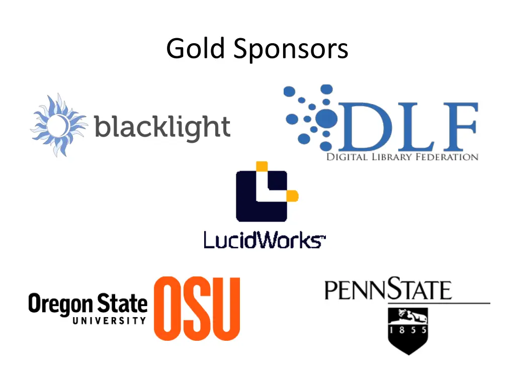 gold sponsors