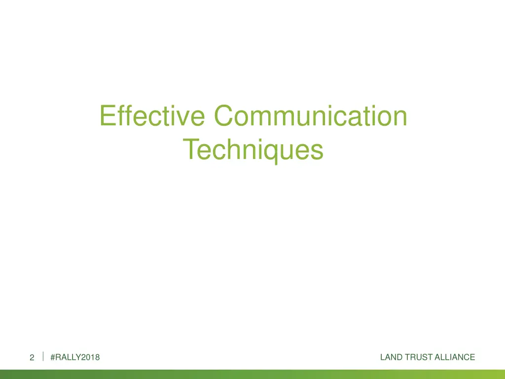 effective communication techniques