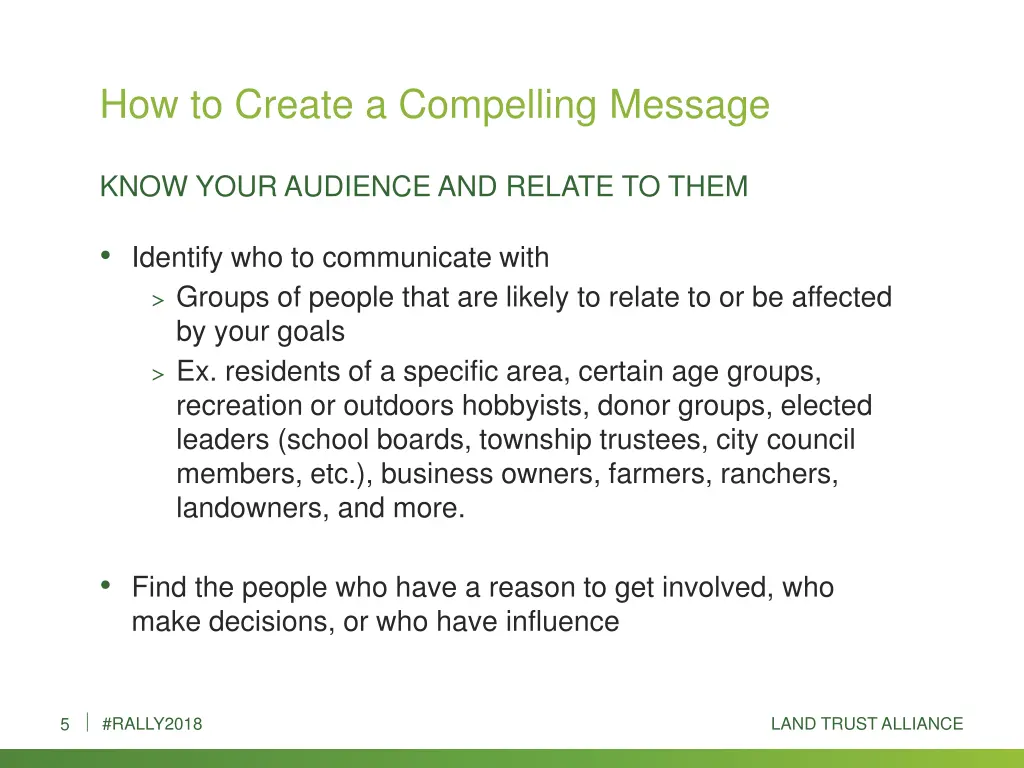 how to create a compelling message 1
