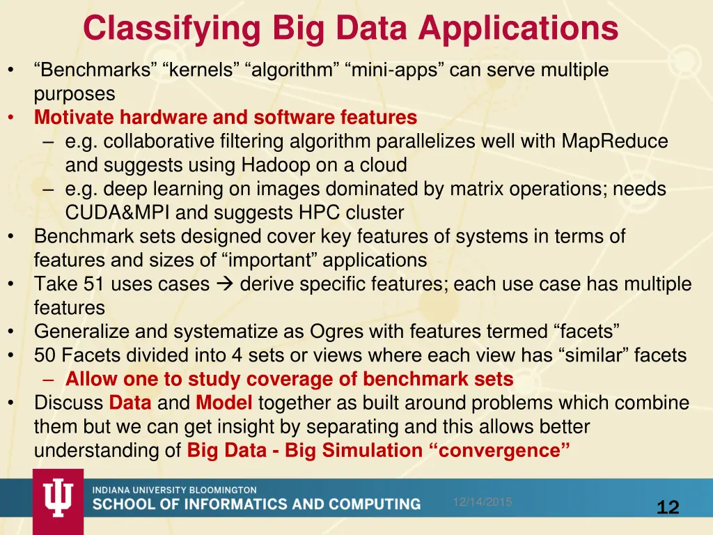 classifying big data applications