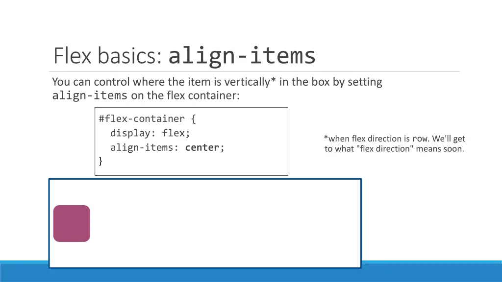 flex basics align items 2