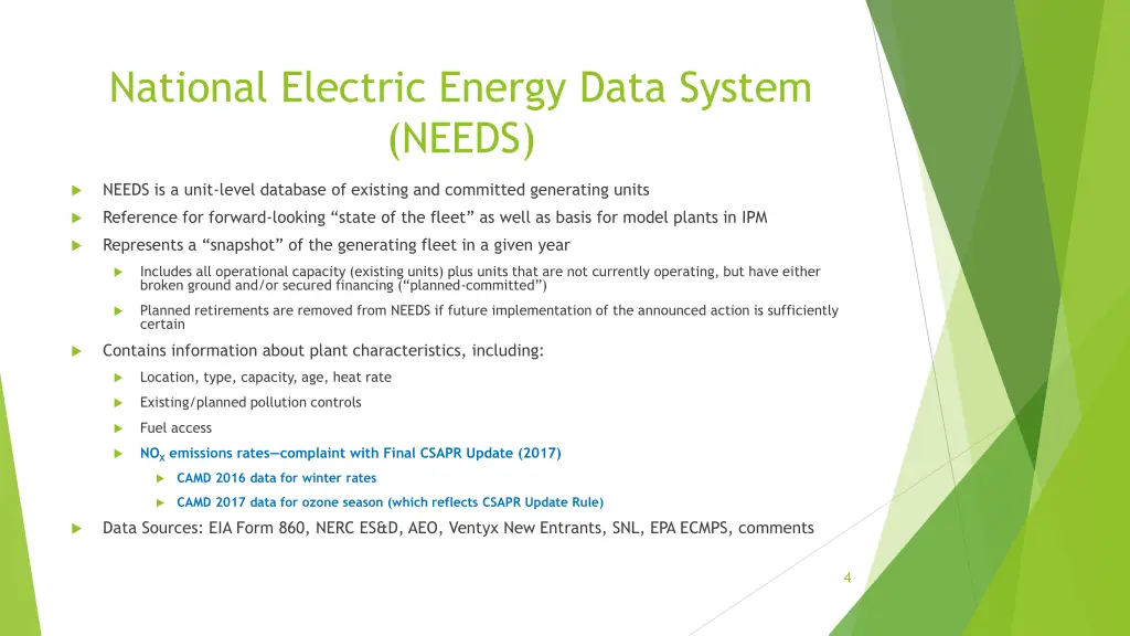national electric energy data system needs