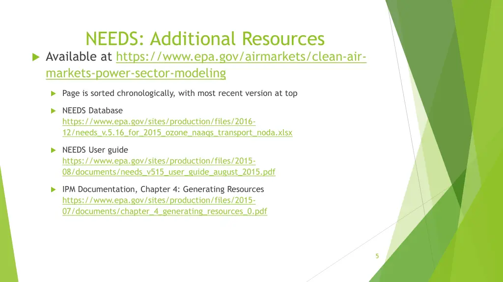 needs additional resources available at https