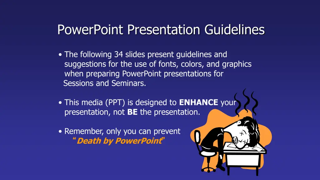 powerpoint presentation guidelines