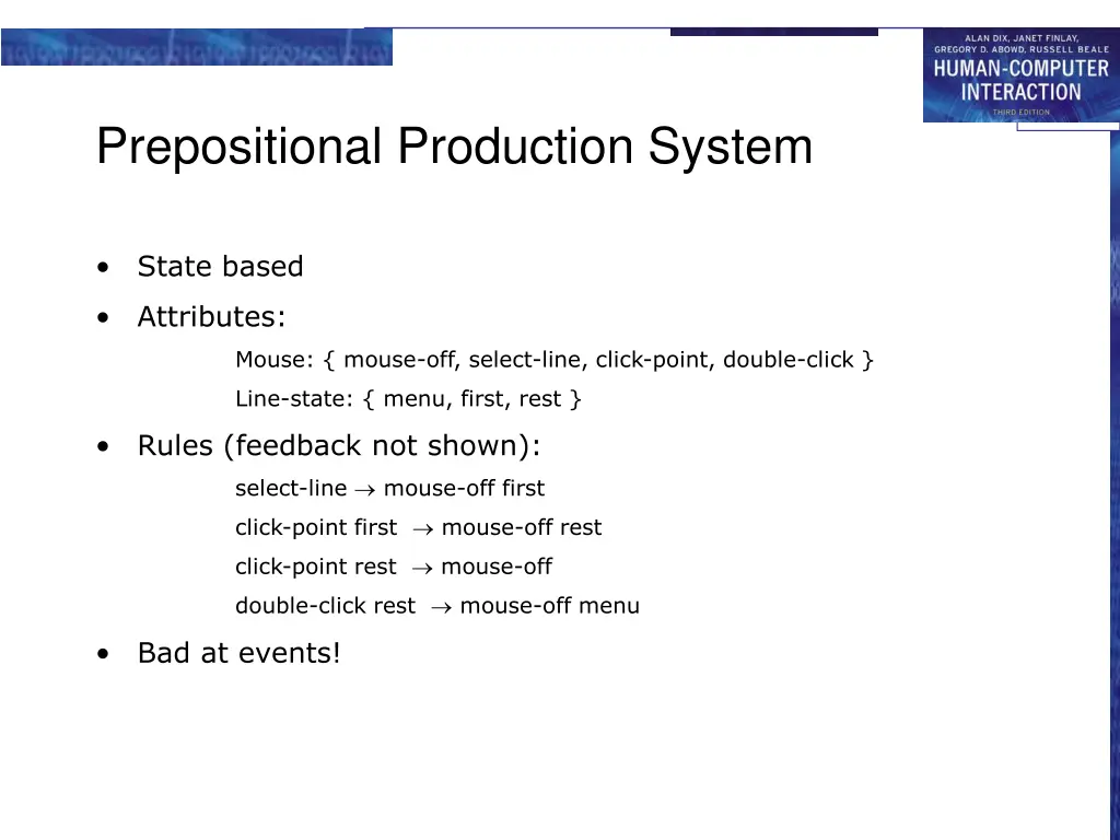 prepositional production system